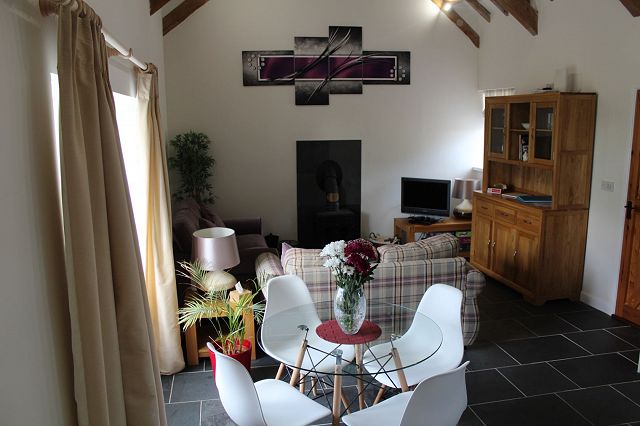 Living area of cottage